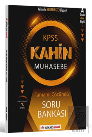 2024 KPSS A Grubu Kahin Muhasebe Tamamı Çözümlü Soru Bankası