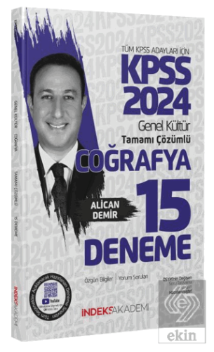 2024 KPSS Coğrafya 15 Deneme Çözümlü