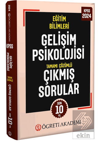 2024 KPSS Eğitim Bilimleri Gelişim Psikolojisi Tam