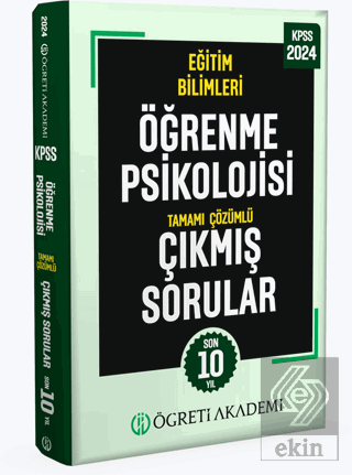 2024 KPSS Eğitim Bilimleri Öğrenme Psikolojisi Tam