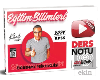 2024 KPSS Eğitim Bilimleri Öğrenme Psikolojisi Vid