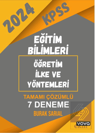 2024 KPSS Eğitim Bilimleri Öğretim İlke ve Yönteml