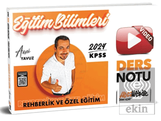 2024 KPSS Eğitim Bilimleri Rehberlik ve Özel Eğiti