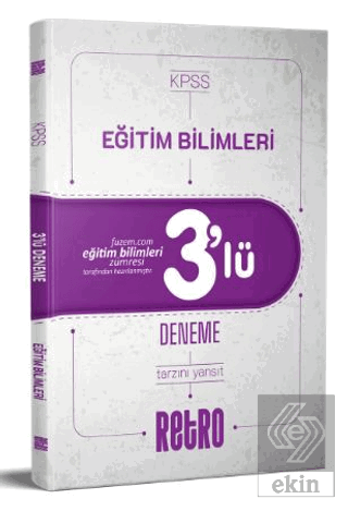 2024 KPSS Eğitim Bilimleri Tamamı Çözümlü 3 lü Deneme