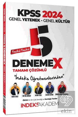 2024 KPSS Genel Yetenek Genel Kültür 5 DenemeX Fasikül Çözümlü