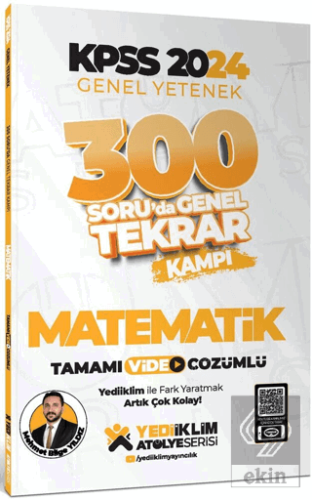 2024 KPSS Genel Yetenek Matematik 300 Soruda Tamamı Video Çözümlü Gene