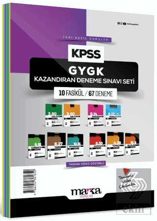 2024 KPSS GYGK Kazandıran Deneme Sınavı Seti 10 Fa