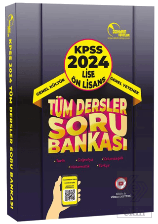 2024 KPSS Lise Ön Lisans Tüm Dersler Tek Kitap Sor