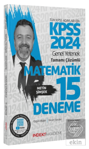 2024 KPSS Matematik 15 Deneme Çözümlü