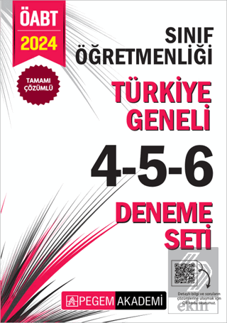 2024 KPSS ÖABT Sınıf Öğretmenliği Tamamı Çözümlü Türkiye Geneli 4-5-6 