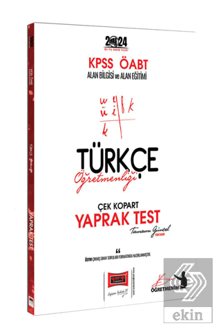 2024 KPSS ÖABT Türkçe Öğretmenliği Yaprak Test