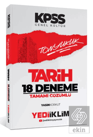 2024 KPSS Tonyukuk Tarih Tamamı Çözümlü 18 Deneme