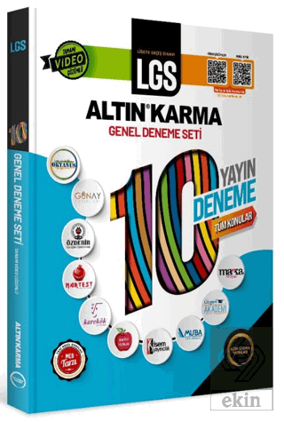 2024 LGS 8. Sınıf 10 Farklı Yayın 10 Deneme Tüm Ko