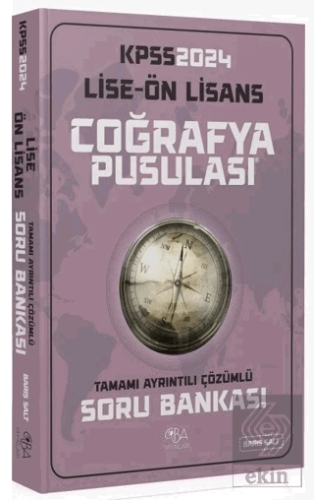 2024 Lise Ön Lisans Coğrafya Pusulası Soru Bankası