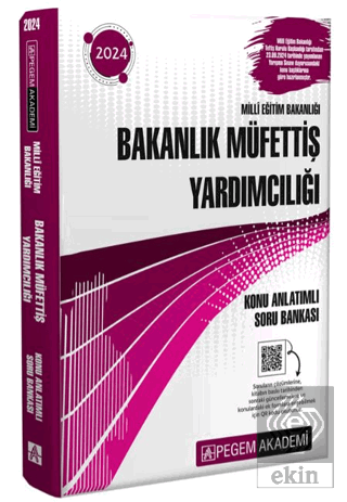 2024 MEB Bakanlık Müfettiş Yardımcılığı Konu Anlatımlı Soru Bankası