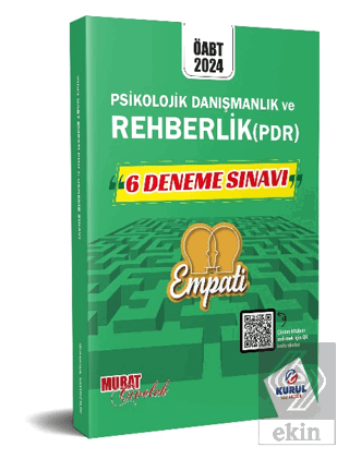 2024 ÖABT Empati Psikolojik Danışmanlık ve Rehberlik (PDR) 6 Deneme Sı