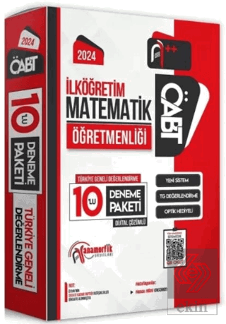 2024 ÖABT İlköğretim Matematik Öğretmenliği Türkiy