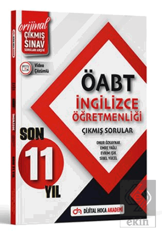 2024 ÖABT İngilizce Son 11 Yıl Orijinal Çıkmış Sınav Soruları Video Çö