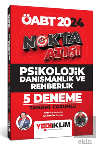 2024 ÖABT Nokta Atışı Psikolojik Danışmanlık ve Re