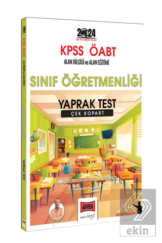 2024 ÖABT Sınıf Öğretmenliği Çek Kopart Yaprak Tes