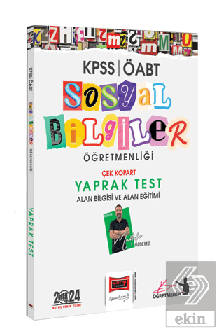 2024 ÖABT Sosyal Bilgiler Öğretmenliği Yaprak Test