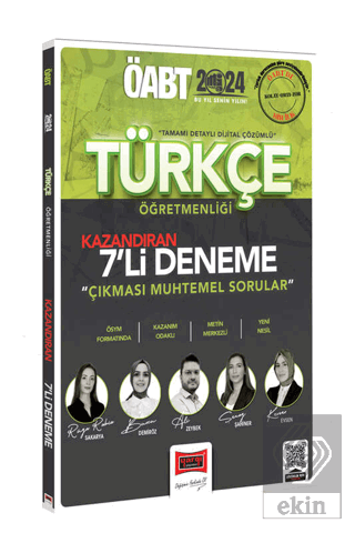 2024 ÖABT Türkçe Öğretmenliği Kazandıran 7 Deneme