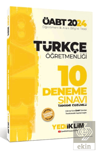 2024 ÖABT Türkçe Öğretmenliği Tamamı Çözümlü 10 De