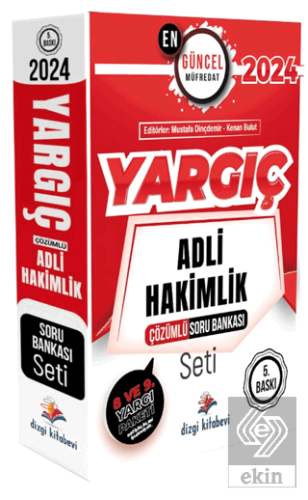 2024 Yargıç Adli Hakimlik Çözümlü Soru Bankası Seti