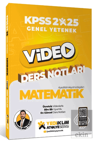 2025 Atölye Serisi Genel Yetenek Matematik Video Ders Notları