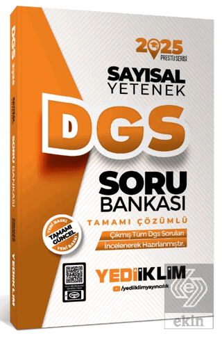 2025 DGS Sayısal Yetenek Tamamı Çözümlü Soru Bankası