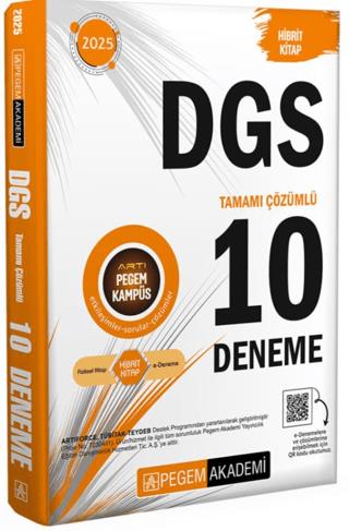 2025 DGS Tamamı Çözümlü 10 Deneme