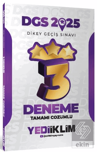 2025 DGS Tamamı Çözümlü 3 Yıldız Deneme