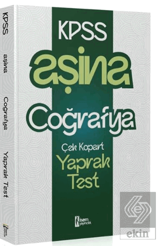 2025 KPSS Aşina Coğrafya Çek Kopart Yaprak Test