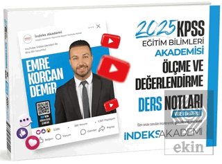 2025 KPSS Eğitim Bilimleri Ölçme ve Değerlendirme Video Ders Notları