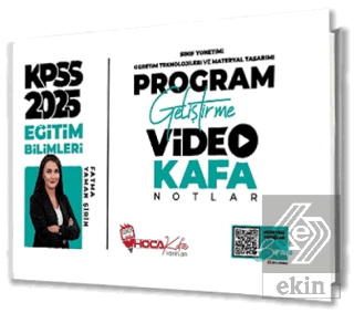 2025 KPSS Eğitim Bilimleri Program Geliştirme Video Kafa Notlar