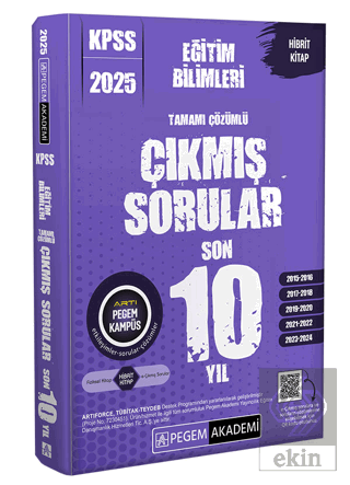 2025 KPSS Eğitim Bilimleri Tamamı Çözümlü Çıkmış Sorular Son 10 Yıl