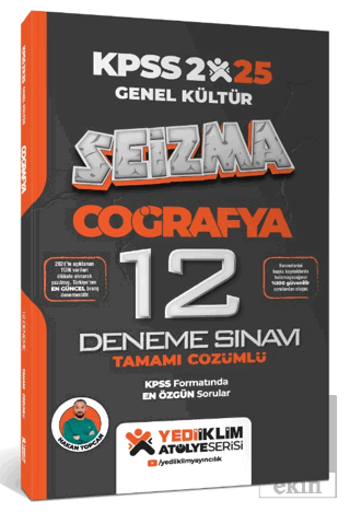 2025 KPSS Genel Kültür Atölye Serisi Coğrafya Seizma Tamamı Çözümlü 12