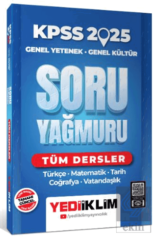 2025 KPSS Genel Yetenek Genel Kültür Tüm Dersler Soru Yağmuru