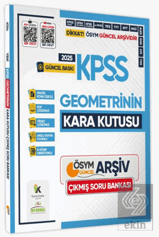 2025 KPSS Geometrinin Kara Kutusu Konu Özetli PDF/Video Çözümlü ÖSYM Ç