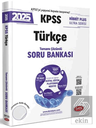 2025 KPSS Hibrit Plus Ultra Serisi Türkçe Soru Bankası - Karekod Çözüm