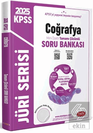 2025 KPSS Jüri Serisi Coğrafya Mini Özetli Tamamı Çözümlü Soru Bankası