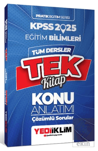 2025 KPSS Pratik Eğitim Serisi Tüm Dersler Eğitim Bilimleri Tek Kitap 