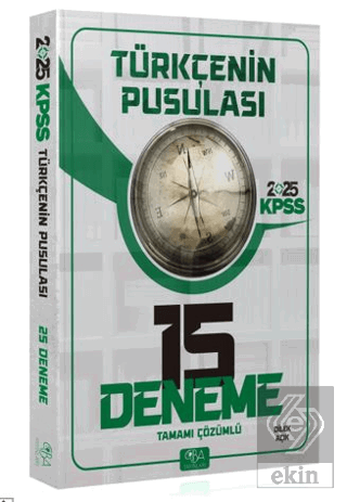 2025 KPSS Türkçenin Pusulası 15 Deneme Çözümlü