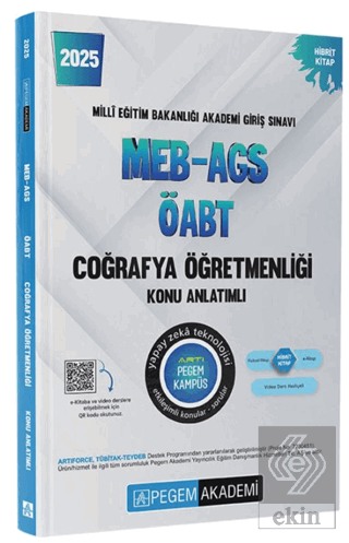 2025 MEB-AGS-ÖABT Coğrafya Öğretmenliği Konu Anlatımlı