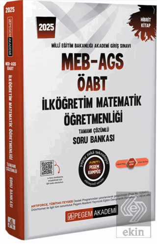 2025 MEB-AGS-ÖABT İlköğretim Matematik Öğretmenliği Tamamı Çözümlü Sor