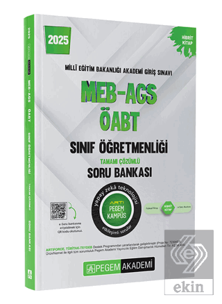 2025 MEB-AGS-ÖABT Sınıf Öğretmenliği Tamamı Çözümlü Soru Bankası