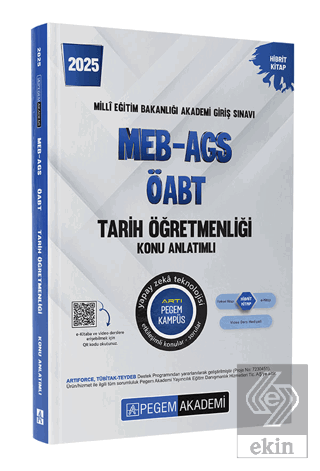 2025 MEB-AGS-ÖABT Tarih Öğretmenliği Konu Anlatımlı