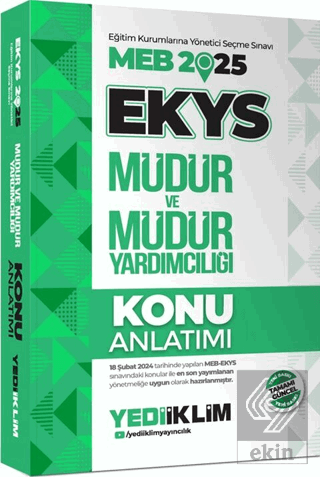 2025 MEB EKYS Müdür ve Müdür Yardımcılığı Konu Anlatımı