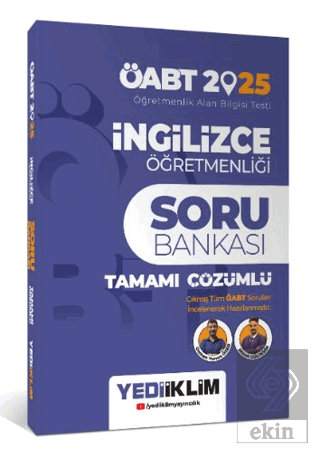 2025 ÖABT İngilizce Öğretmenliği Tamamı Çözümlü Soru Bankası