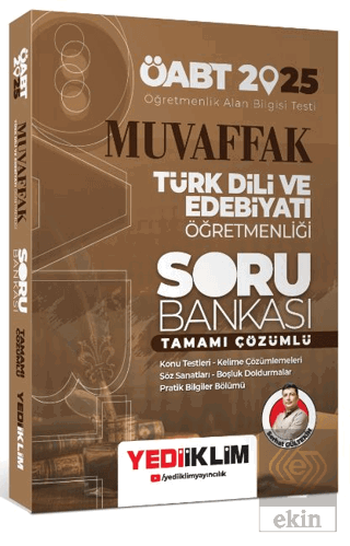 2025 ÖABT Muvaffak Türk Dili Ve Edebiyatı Öğretmenliği Tamamı Çözümlü 